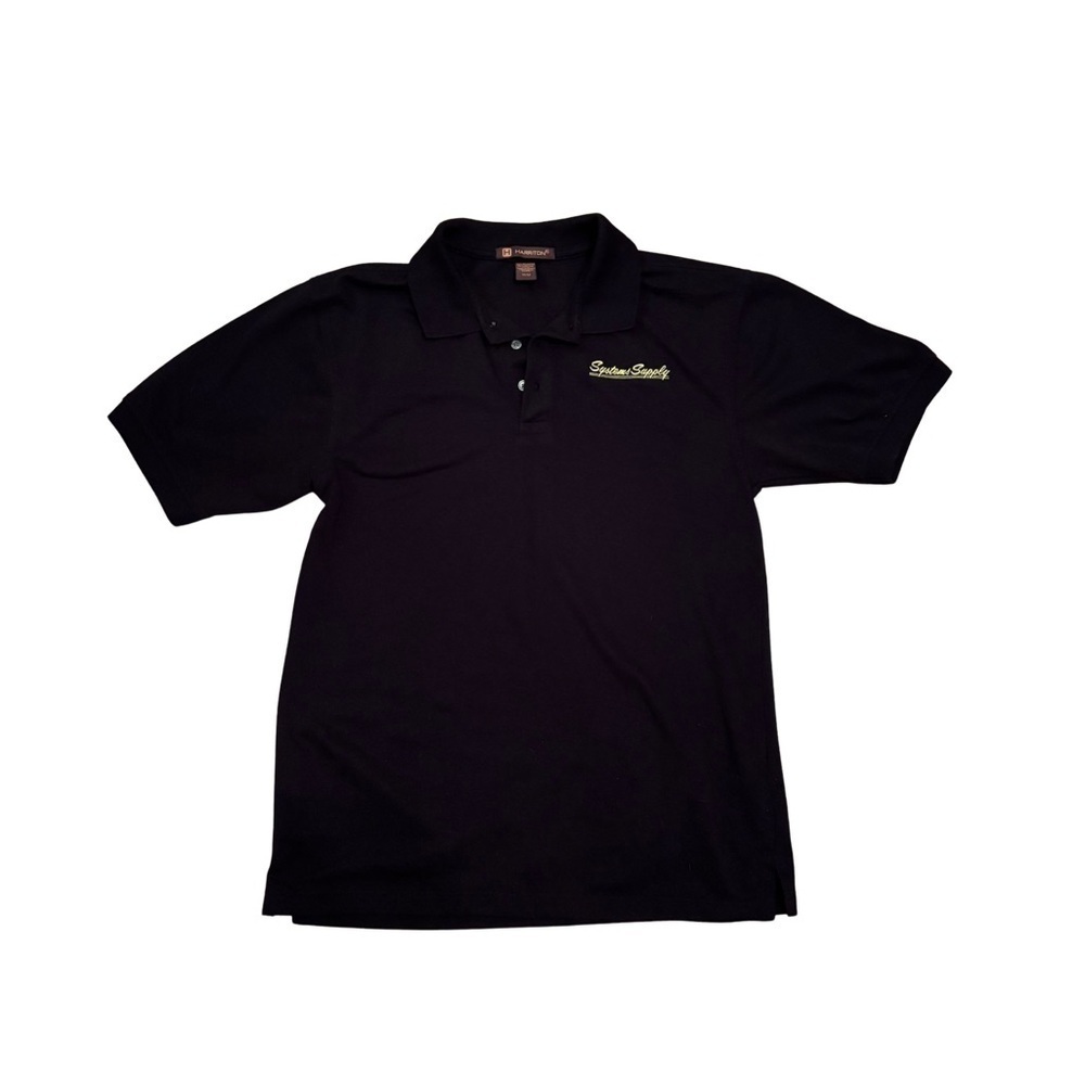 Harrington Systems Supply Black Polo Shirt